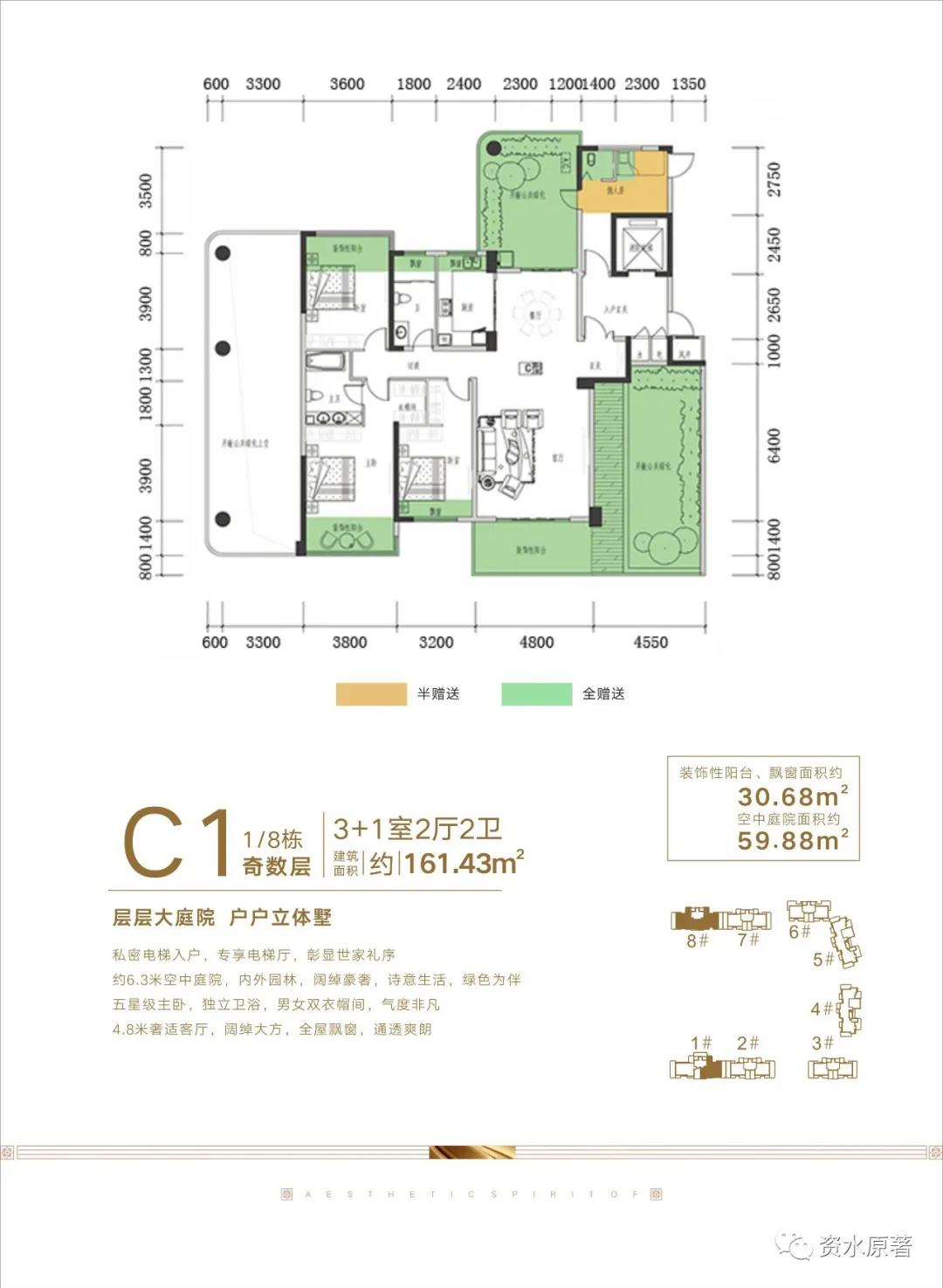 C1  1/8栋奇数层 