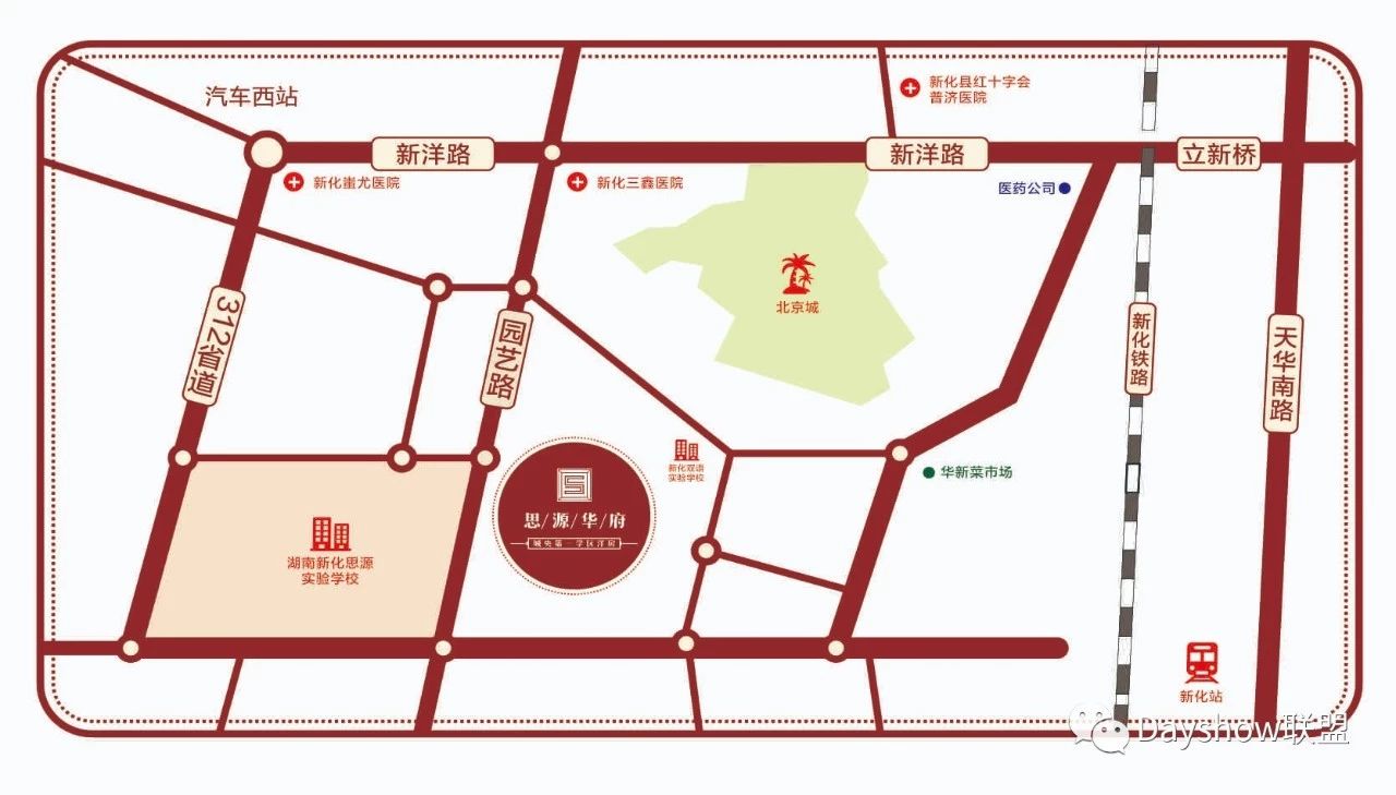 区位图 